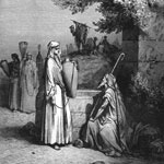 Eliezer and Rebekah at the Well